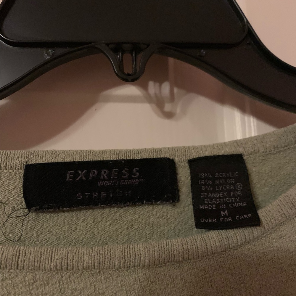 Green, vintage sweater from Express